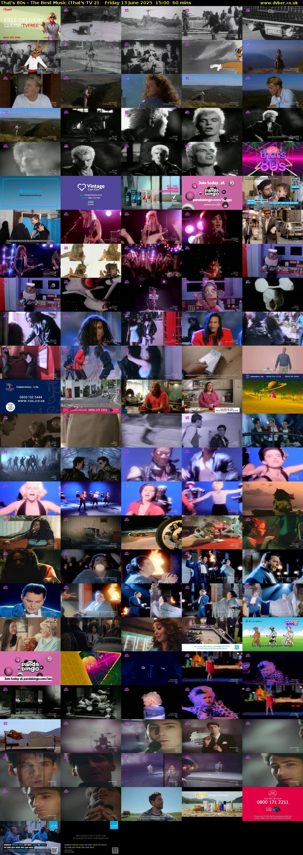 That's 80s - The Best Music (That's TV 2) Friday 13 June 2025 15:00 - 16:00