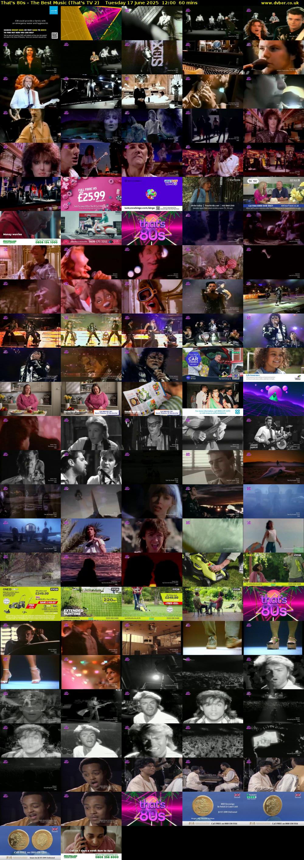 That's 80s - The Best Music (That's TV 2) Tuesday 17 June 2025 12:00 - 13:00