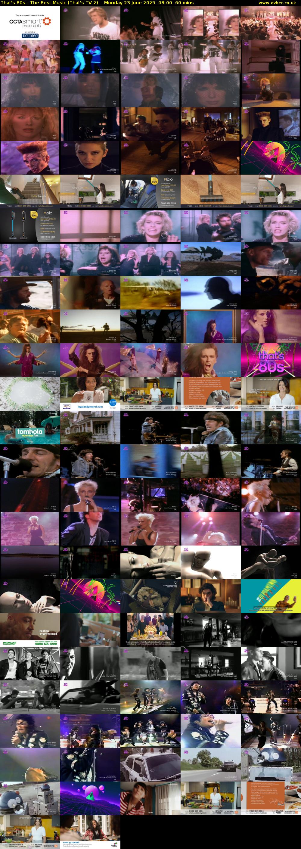 That's 80s - The Best Music (That's TV 2) Monday 23 June 2025 08:00 - 09:00