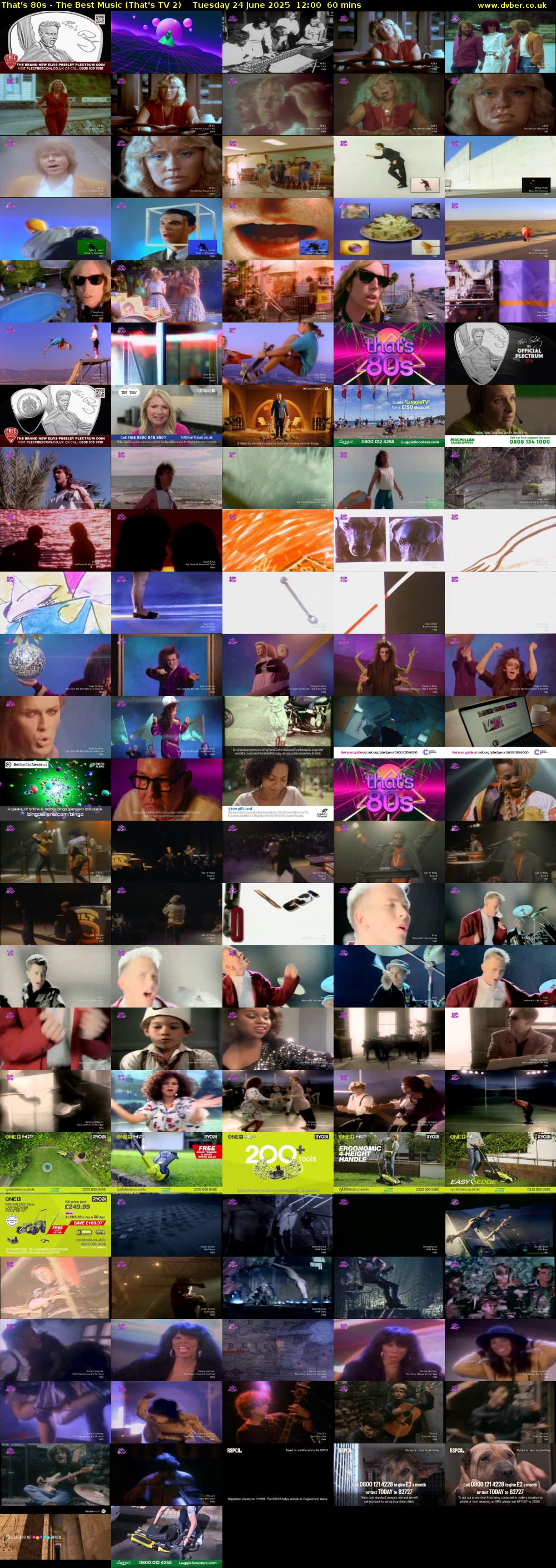 That's 80s - The Best Music (That's TV 2) Tuesday 24 June 2025 12:00 - 13:00