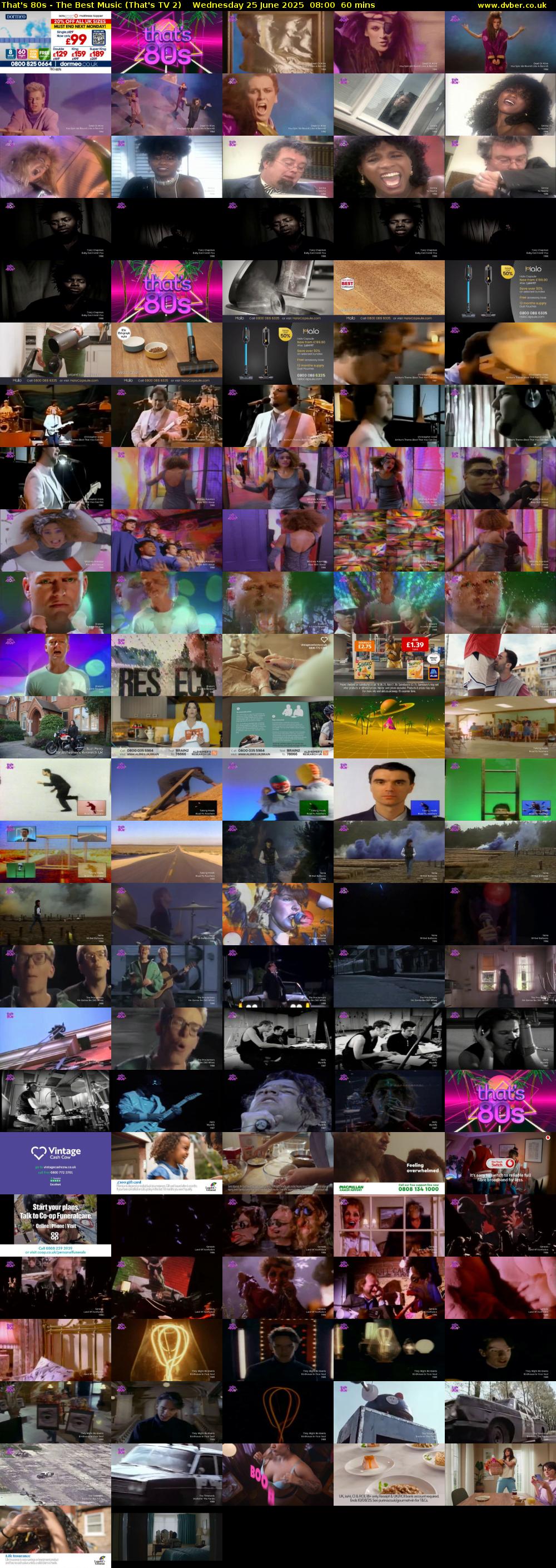 That's 80s - The Best Music (That's TV 2) Wednesday 25 June 2025 08:00 - 09:00
