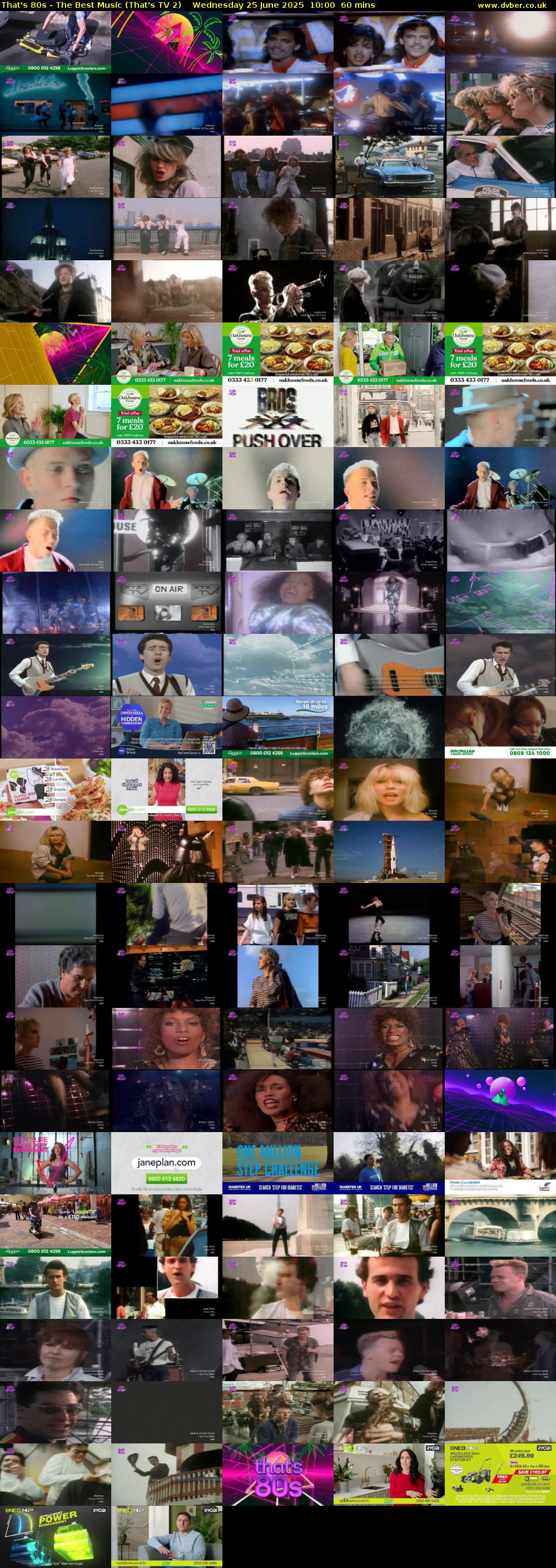 That's 80s - The Best Music (That's TV 2) Wednesday 25 June 2025 10:00 - 11:00