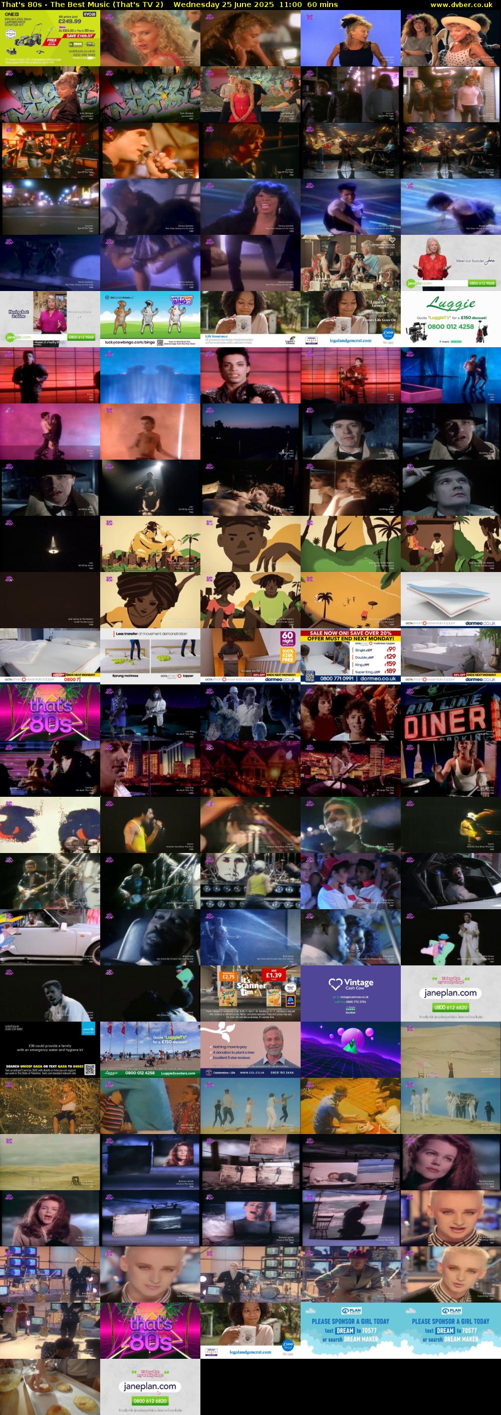 That's 80s - The Best Music (That's TV 2) Wednesday 25 June 2025 11:00 - 12:00