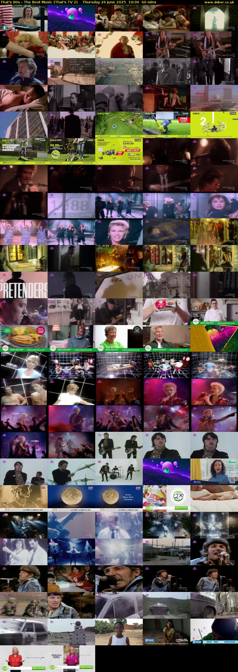 That's 80s - The Best Music (That's TV 2) Thursday 26 June 2025 10:00 - 11:00