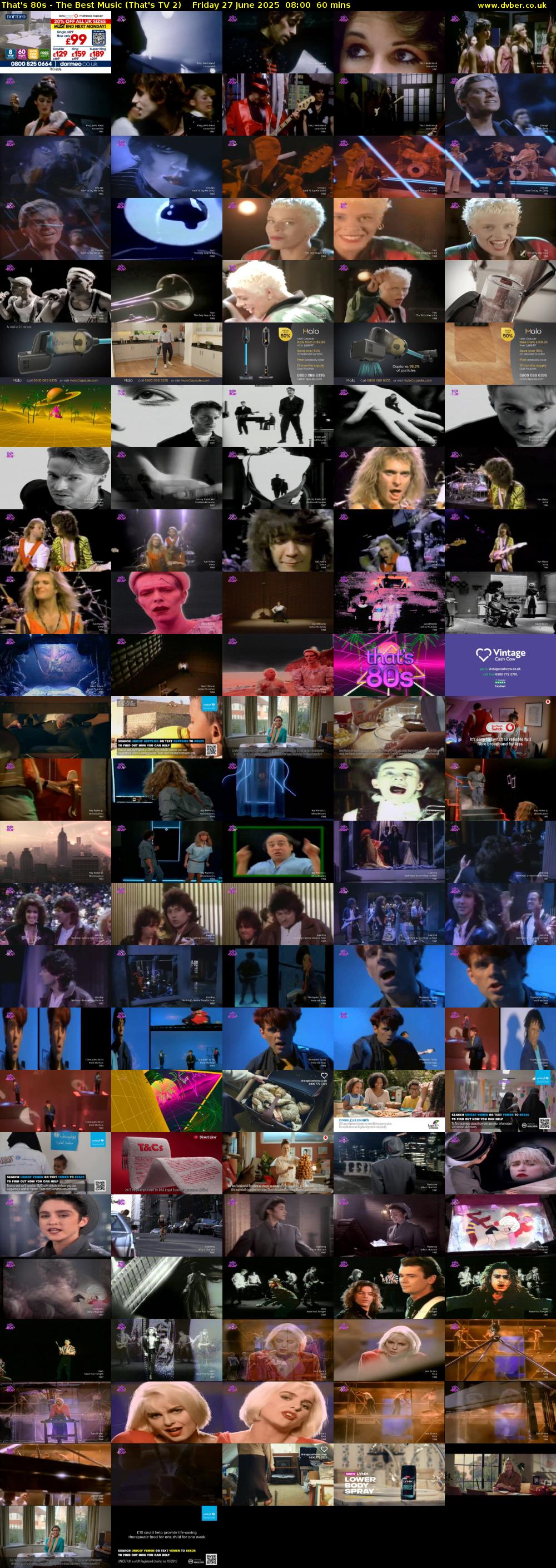 That's 80s - The Best Music (That's TV 2) Friday 27 June 2025 08:00 - 09:00