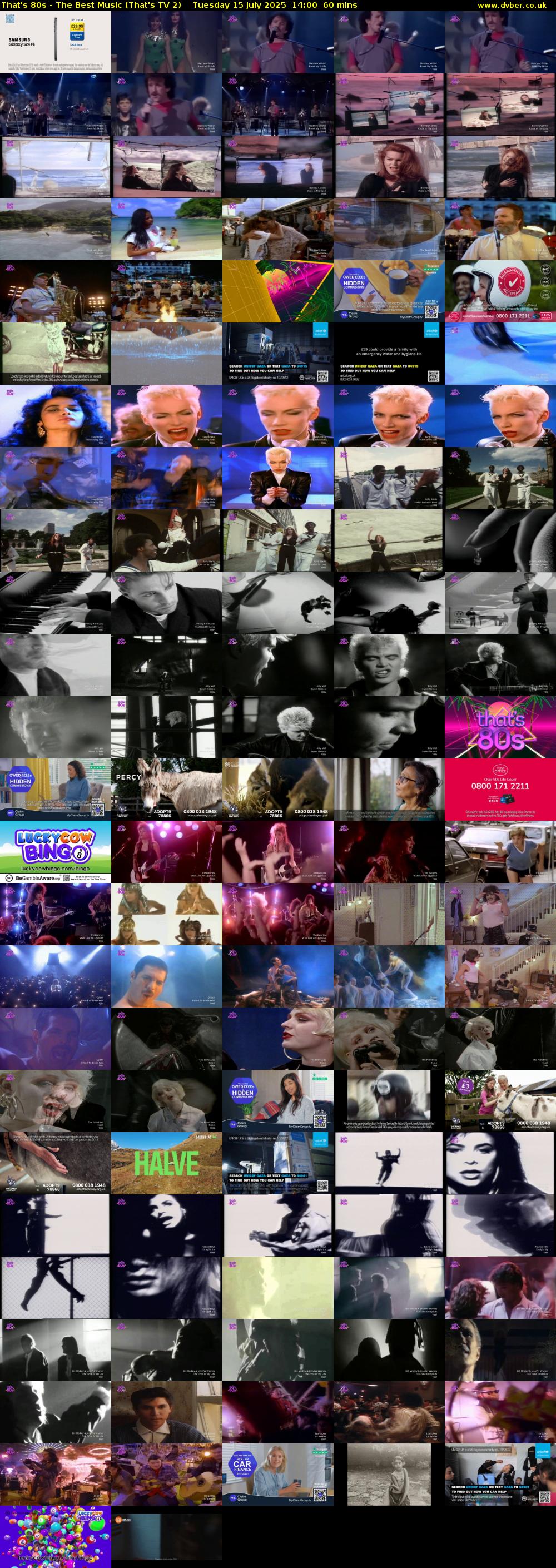 That's 80s - The Best Music (That's TV 2) Tuesday 15 July 2025 14:00 - 15:00