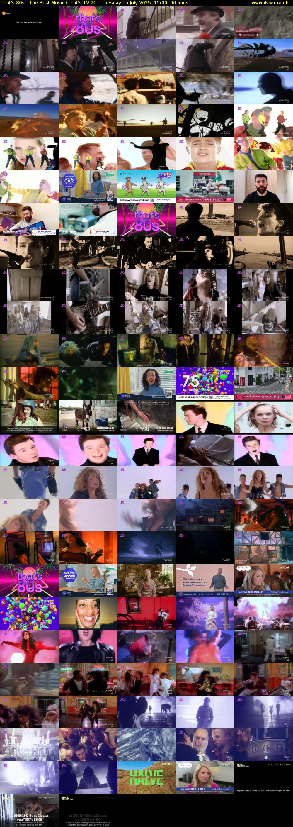 That's 80s - The Best Music (That's TV 2) Tuesday 15 July 2025 15:00 - 16:00