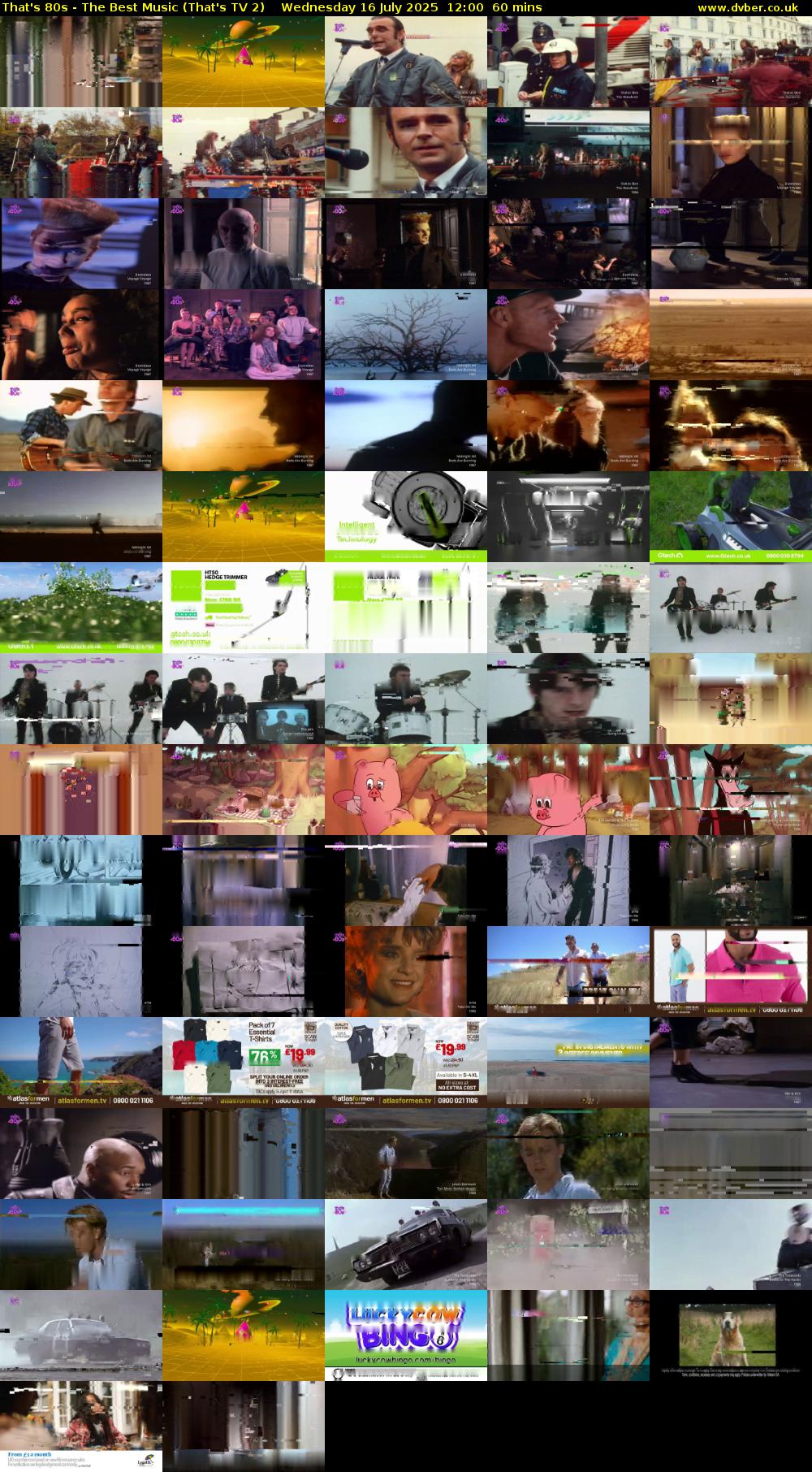 That's 80s - The Best Music (That's TV 2) Wednesday 16 July 2025 12:00 - 13:00