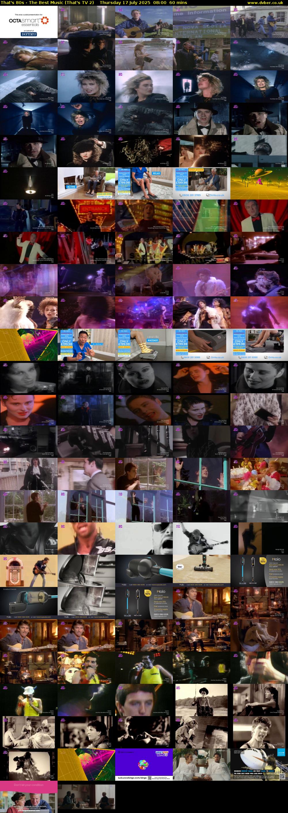 That's 80s - The Best Music (That's TV 2) Thursday 17 July 2025 08:00 - 09:00