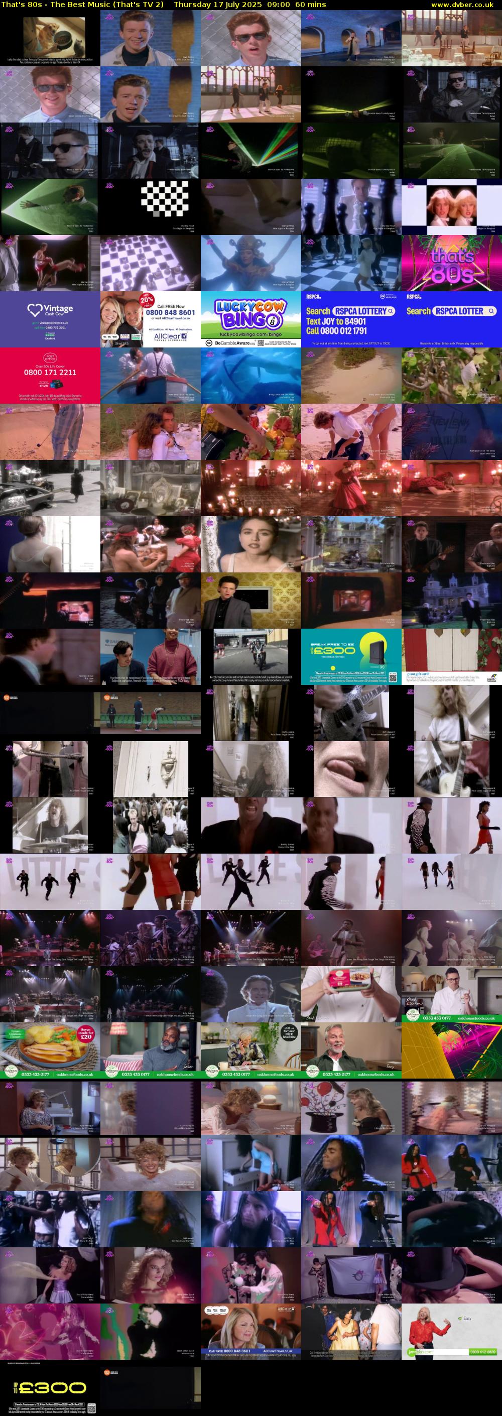 That's 80s - The Best Music (That's TV 2) Thursday 17 July 2025 09:00 - 10:00
