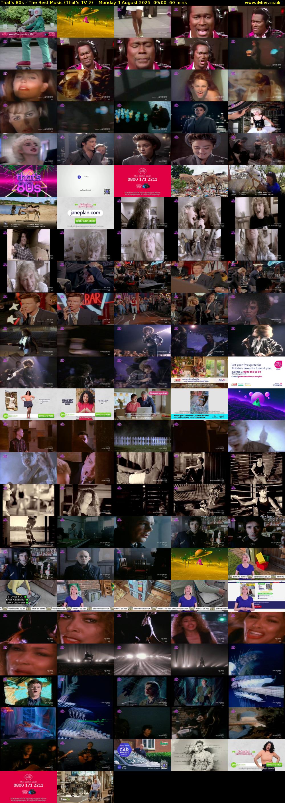 That's 80s - The Best Music (That's TV 2) Monday 4 August 2025 09:00 - 10:00