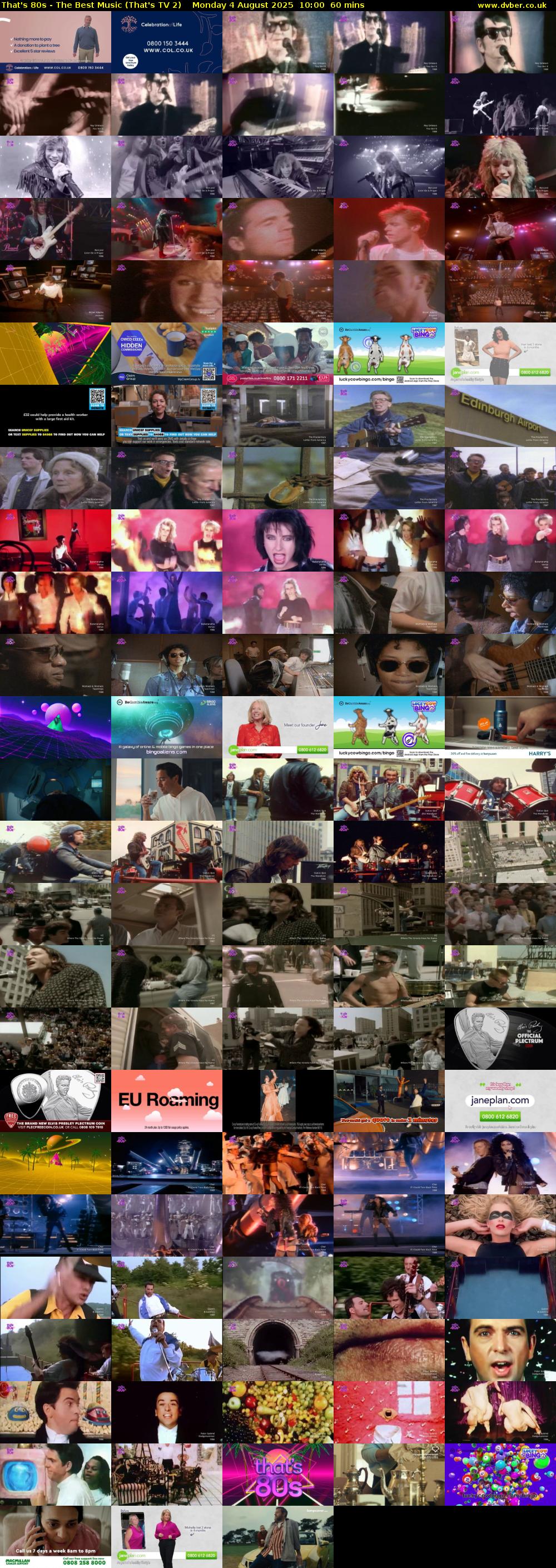That's 80s - The Best Music (That's TV 2) Monday 4 August 2025 10:00 - 11:00
