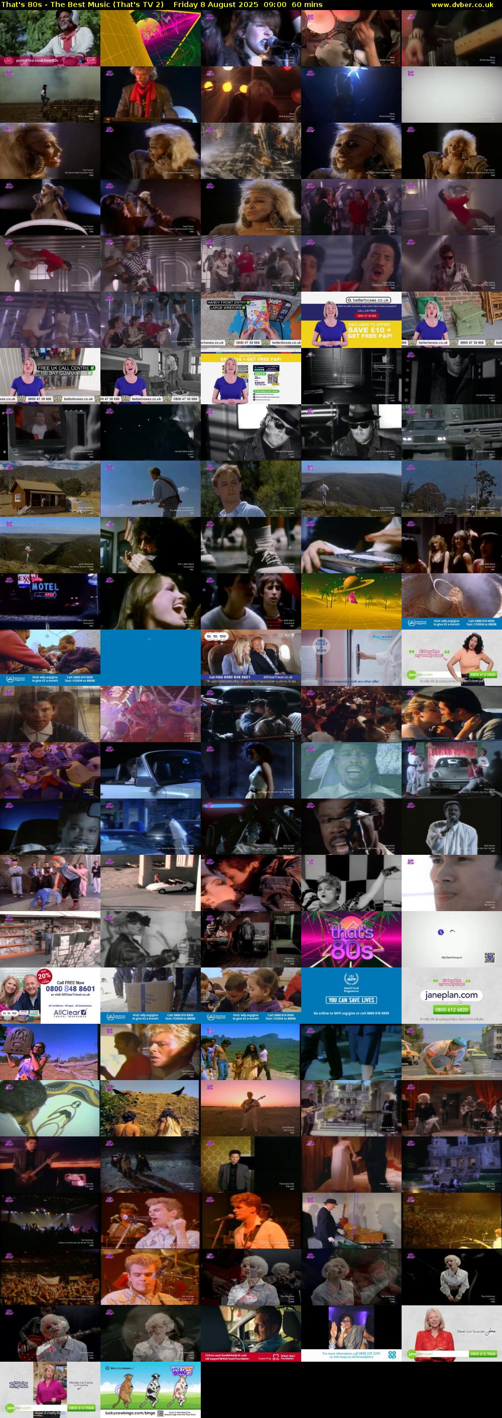 That's 80s - The Best Music (That's TV 2) Friday 8 August 2025 09:00 - 10:00