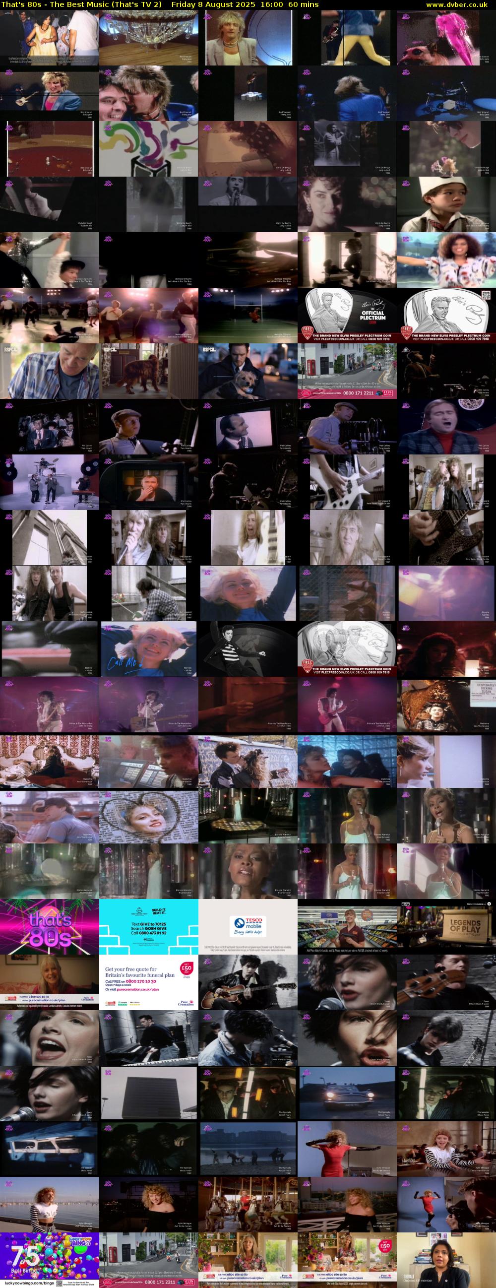 That's 80s - The Best Music (That's TV 2) Friday 8 August 2025 16:00 - 17:00