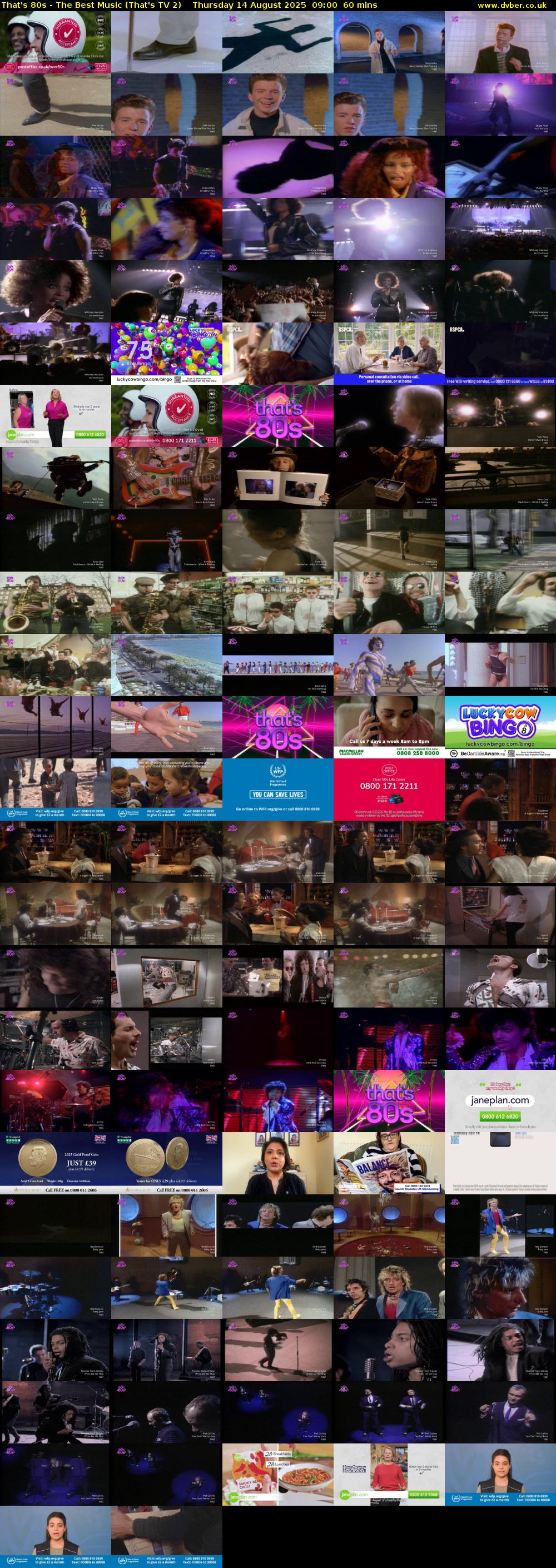 That's 80s - The Best Music (That's TV 2) Thursday 14 August 2025 09:00 - 10:00