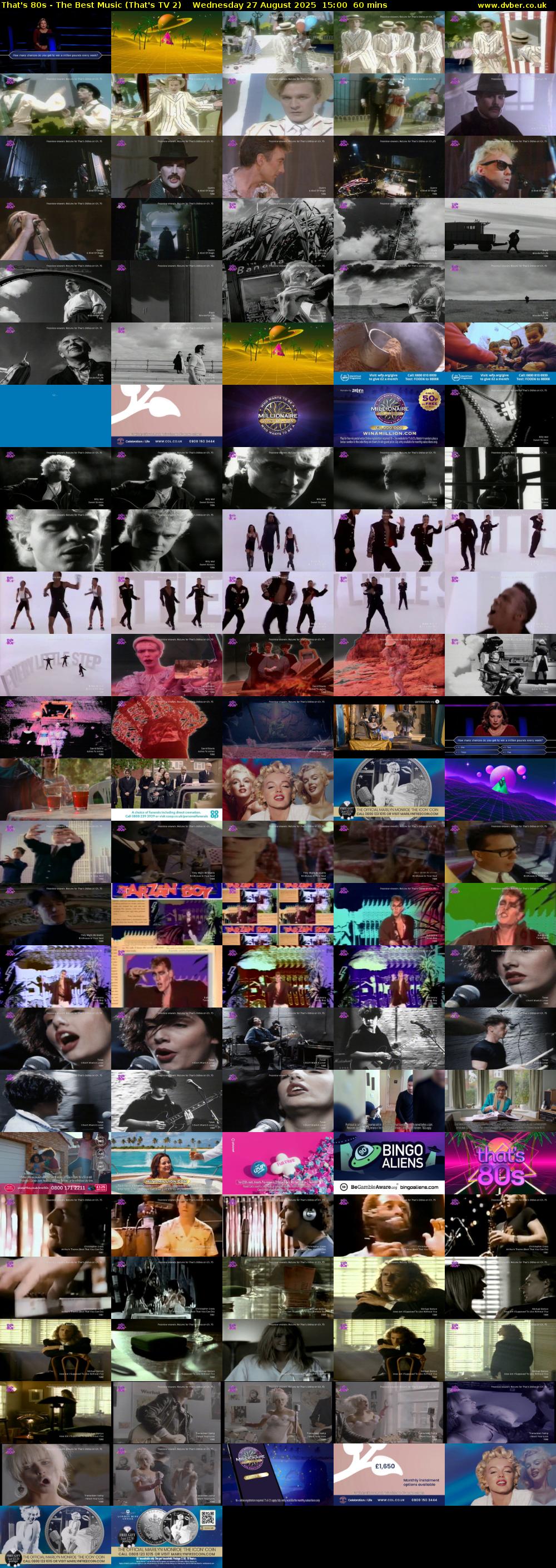 That's 80s - The Best Music (That's TV 2) Wednesday 27 August 2025 15:00 - 16:00
