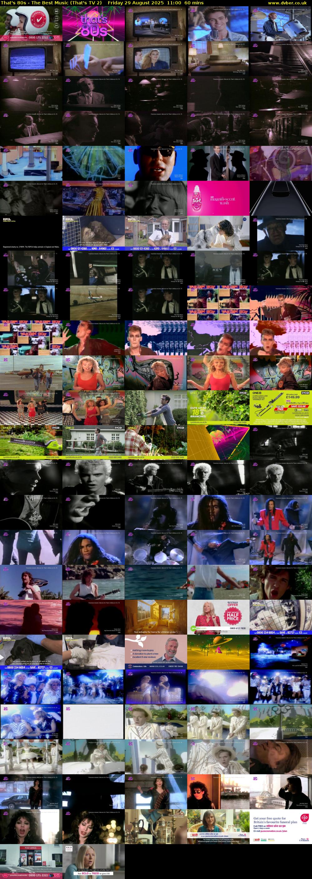 That's 80s - The Best Music (That's TV 2) Friday 29 August 2025 11:00 - 12:00