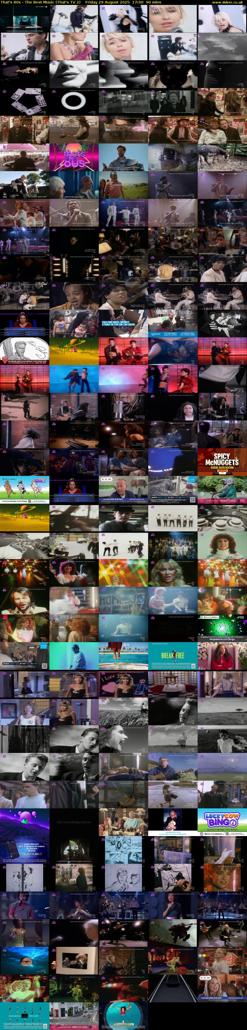 That's 80s - The Best Music (That's TV 2) Friday 29 August 2025 17:00 - 18:30