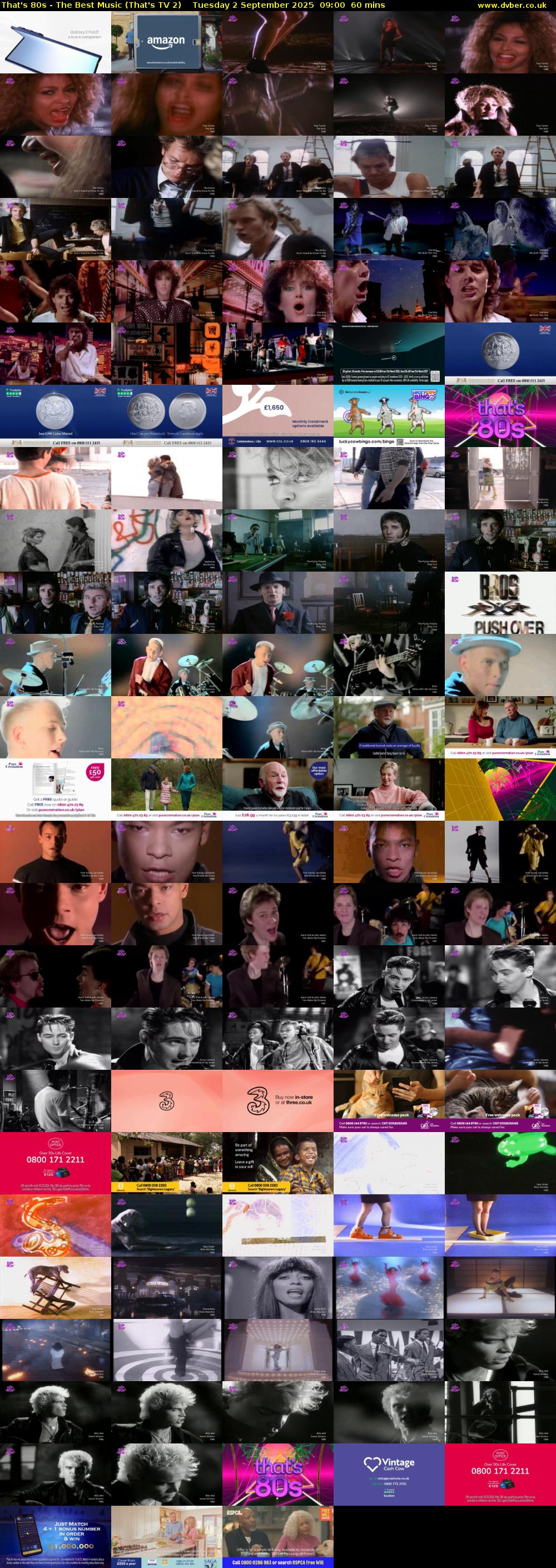 That's 80s - The Best Music (That's TV 2) Tuesday 2 September 2025 09:00 - 10:00
