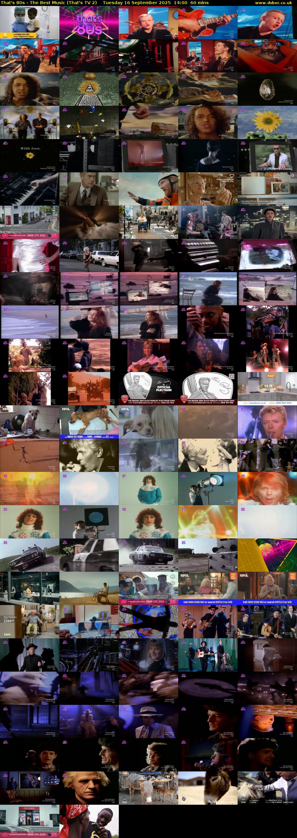 That's 80s - The Best Music (That's TV 2) Tuesday 16 September 2025 14:00 - 15:00