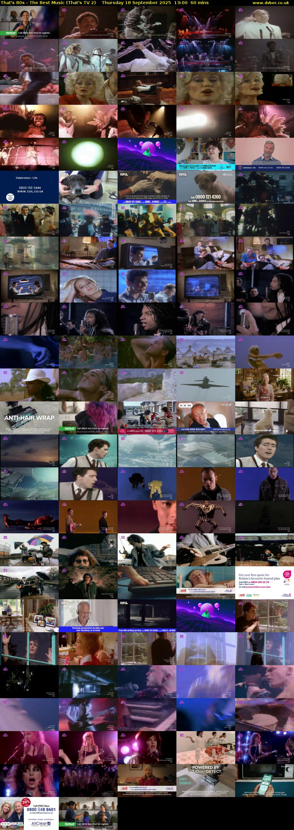 That's 80s - The Best Music (That's TV 2) Thursday 18 September 2025 13:00 - 14:00