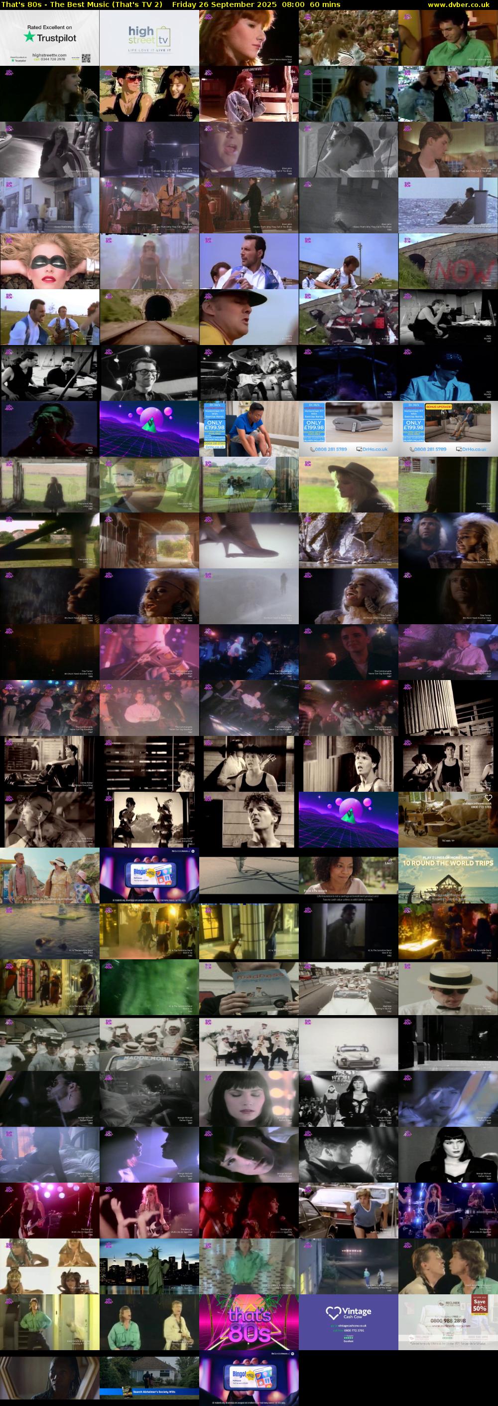 That's 80s - The Best Music (That's TV 2) Friday 26 September 2025 08:00 - 09:00