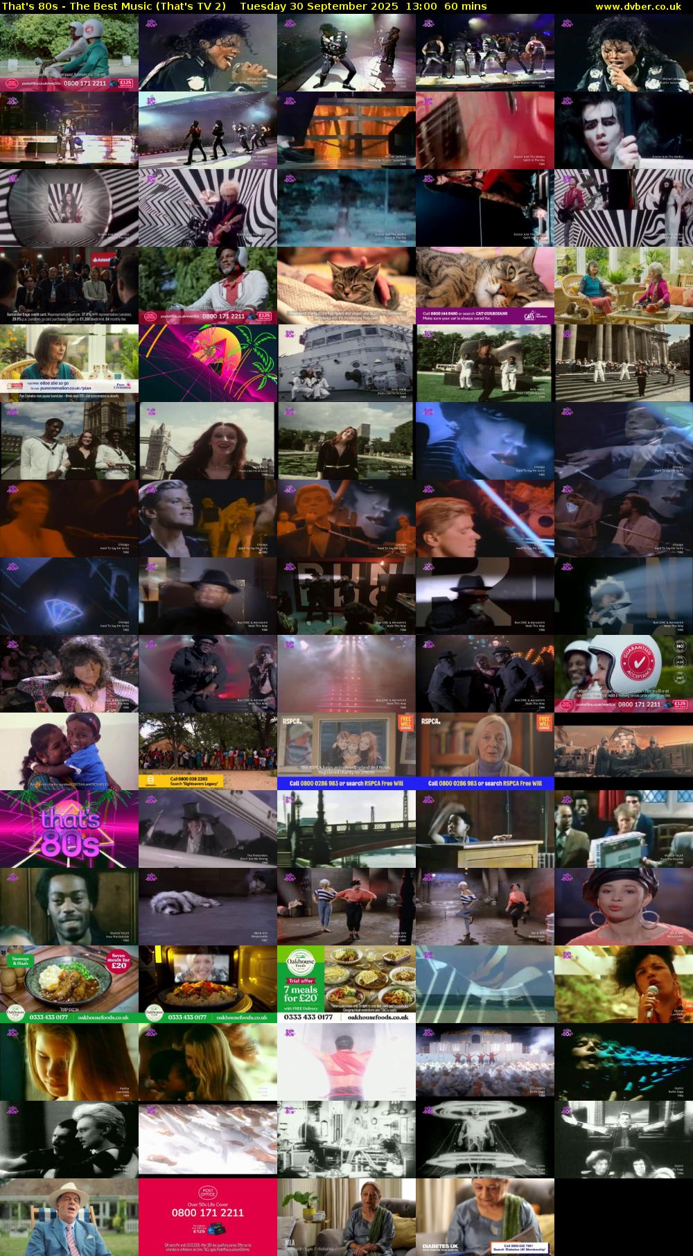 That's 80s - The Best Music (That's TV 2) Tuesday 30 September 2025 13:00 - 14:00