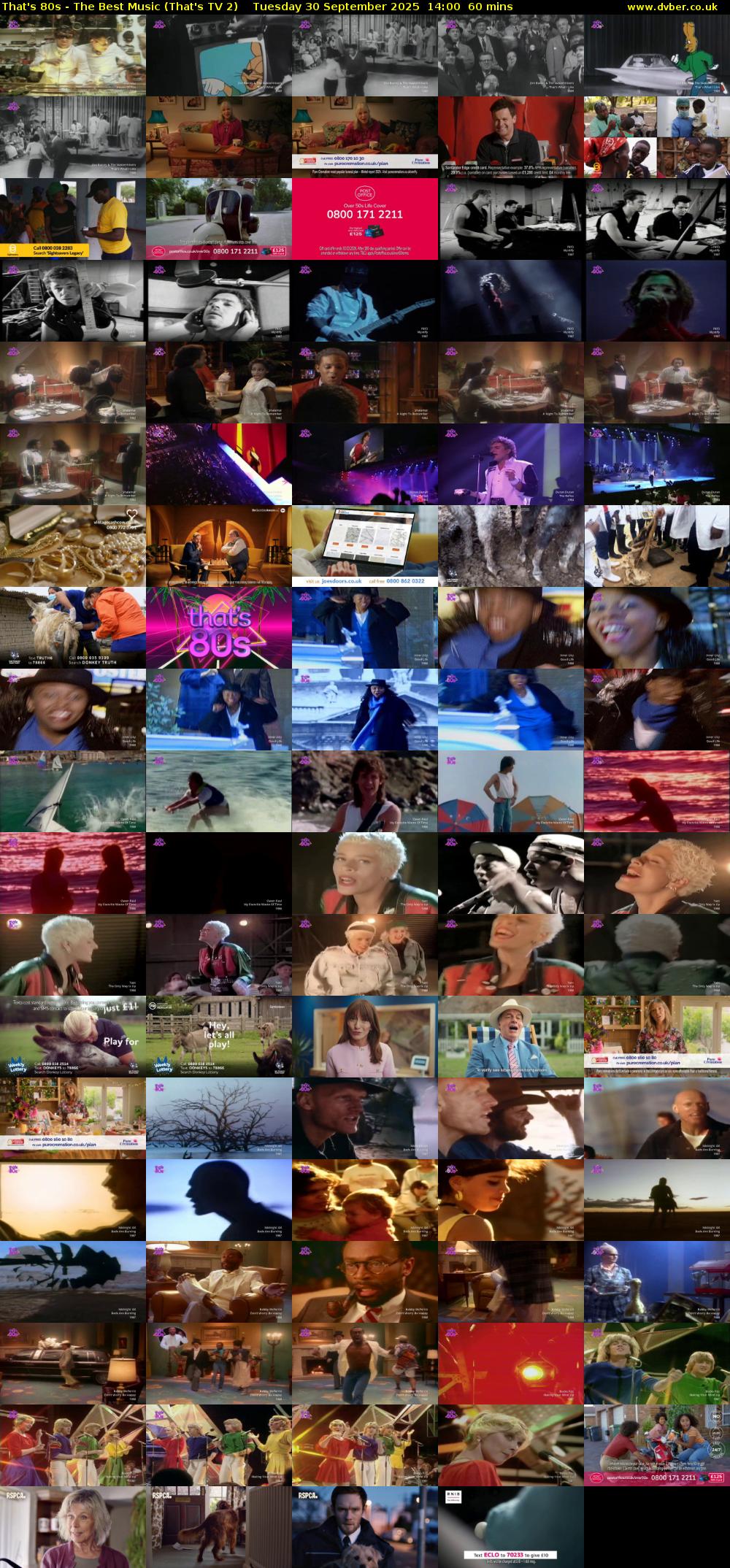 That's 80s - The Best Music (That's TV 2) Tuesday 30 September 2025 14:00 - 15:00