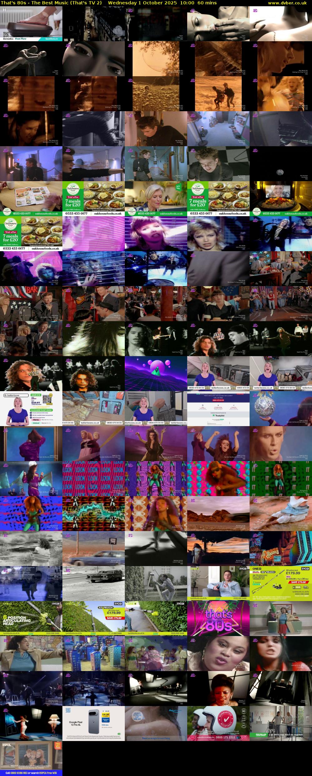 That's 80s - The Best Music (That's TV 2) Wednesday 1 October 2025 10:00 - 11:00