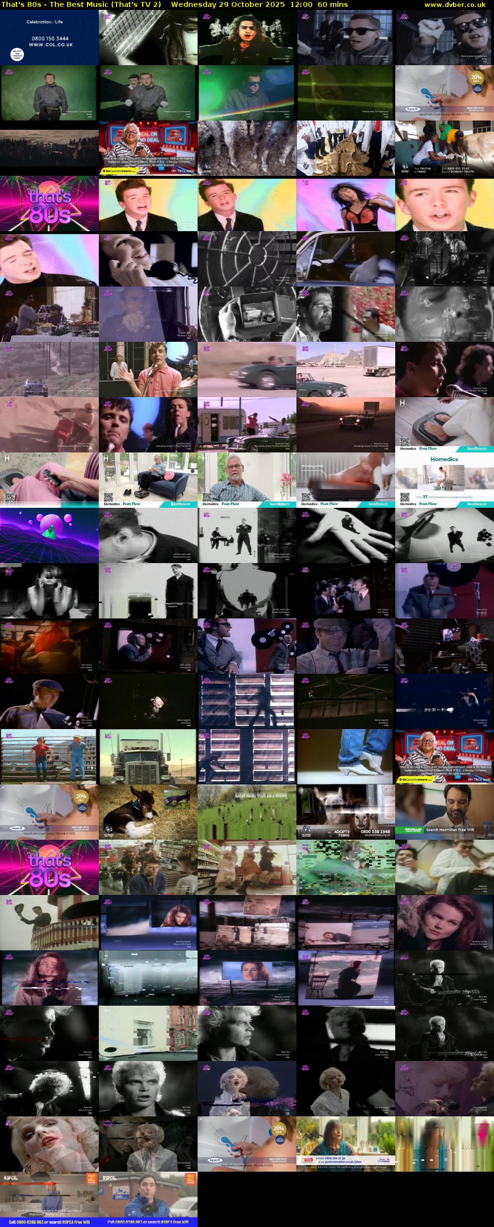 That's 80s - The Best Music (That's TV 2) Wednesday 29 October 2025 12:00 - 13:00