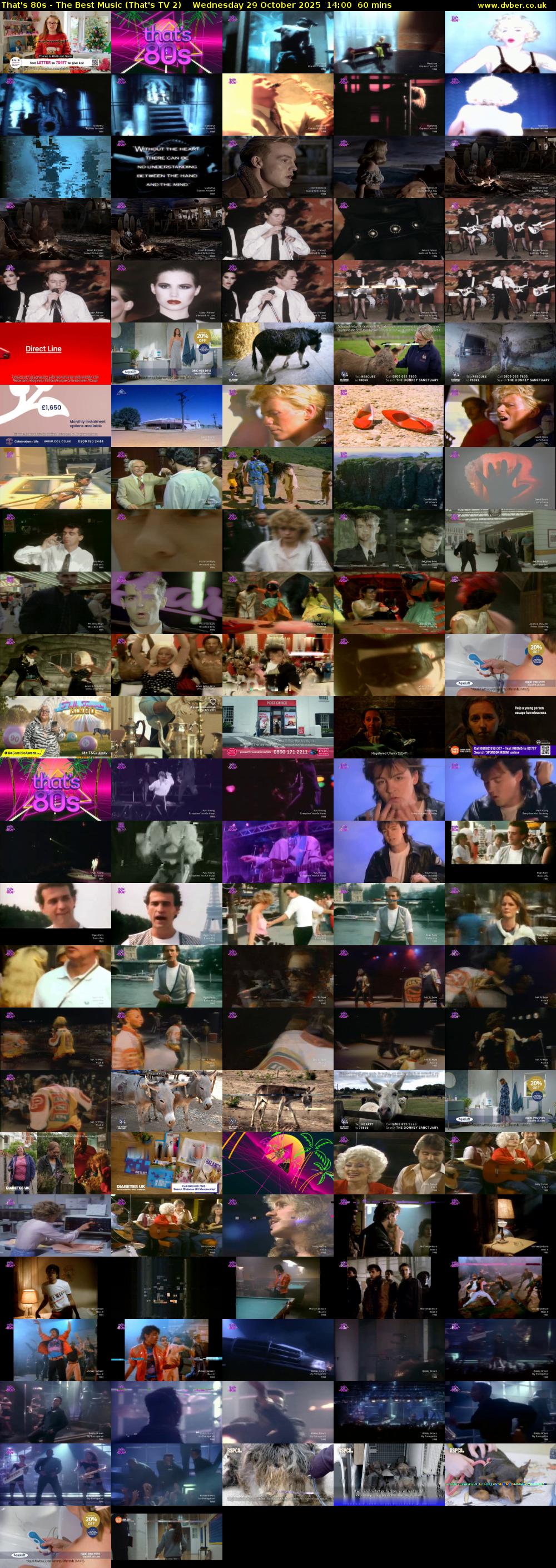 That's 80s - The Best Music (That's TV 2) Wednesday 29 October 2025 14:00 - 15:00