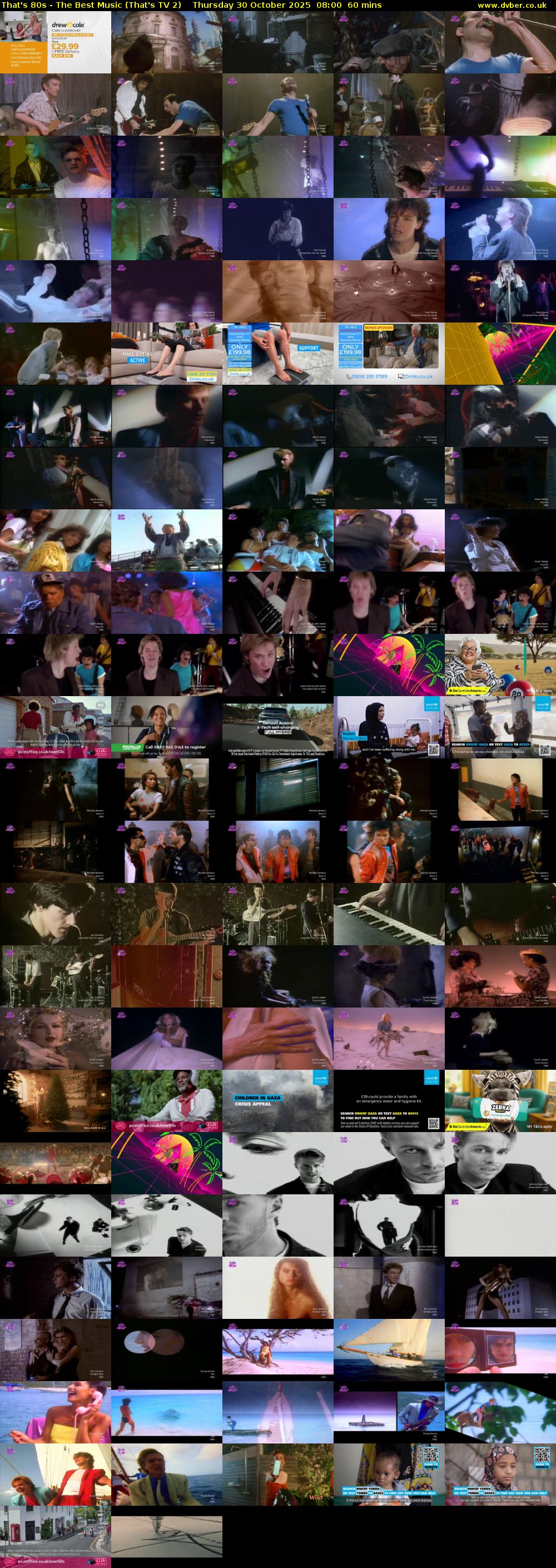 That's 80s - The Best Music (That's TV 2) Thursday 30 October 2025 08:00 - 09:00