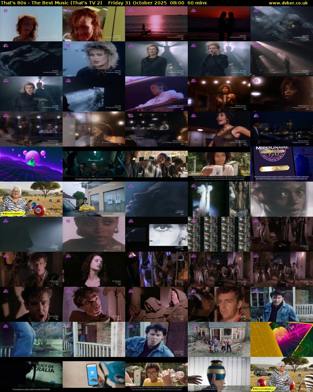 That's 80s - The Best Music (That's TV 2) Friday 31 October 2025 08:00 - 09:00