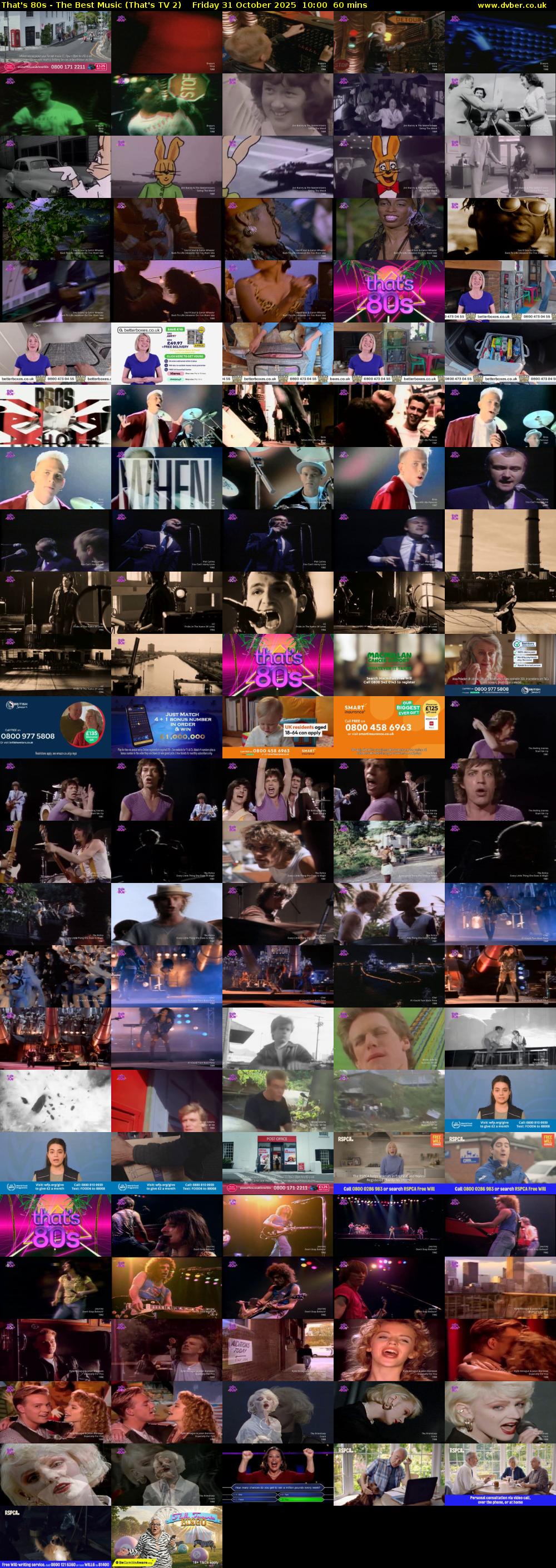 That's 80s - The Best Music (That's TV 2) Friday 31 October 2025 10:00 - 11:00