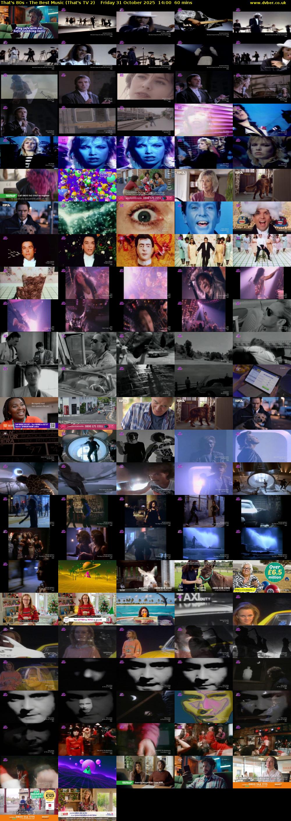 That's 80s - The Best Music (That's TV 2) Friday 31 October 2025 14:00 - 15:00