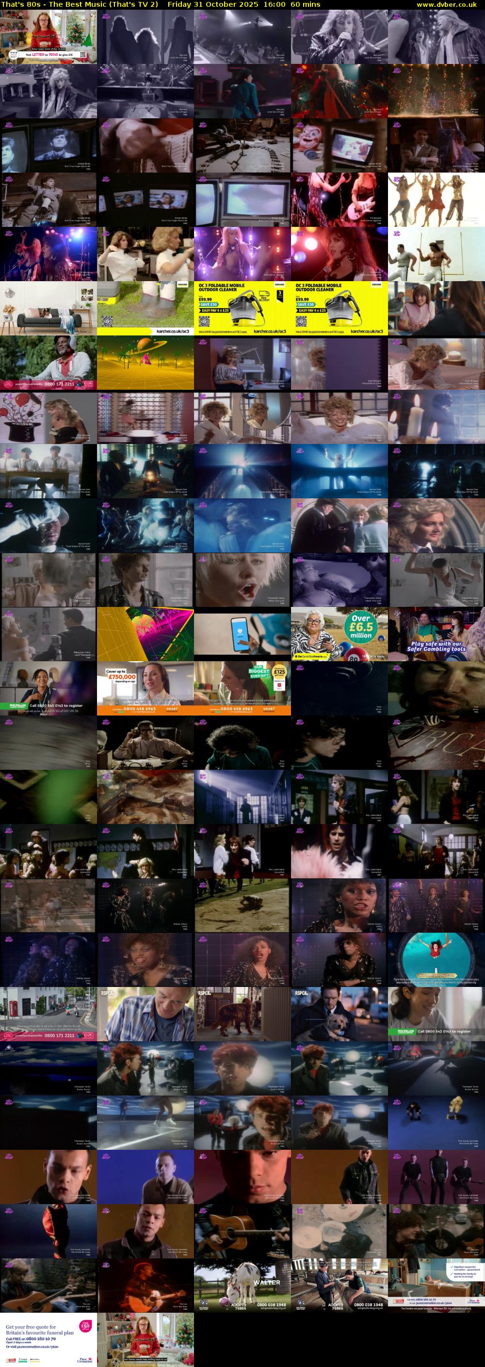 That's 80s - The Best Music (That's TV 2) Friday 31 October 2025 16:00 - 17:00