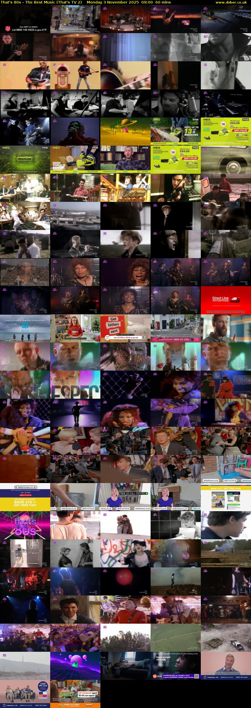 That's 80s - The Best Music (That's TV 2) Monday 3 November 2025 09:00 - 10:00