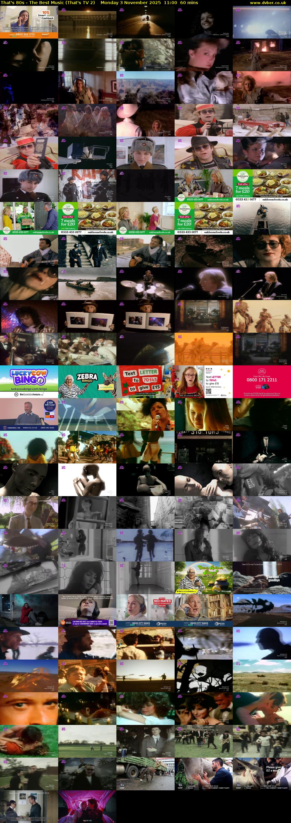 That's 80s - The Best Music (That's TV 2) Monday 3 November 2025 11:00 - 12:00