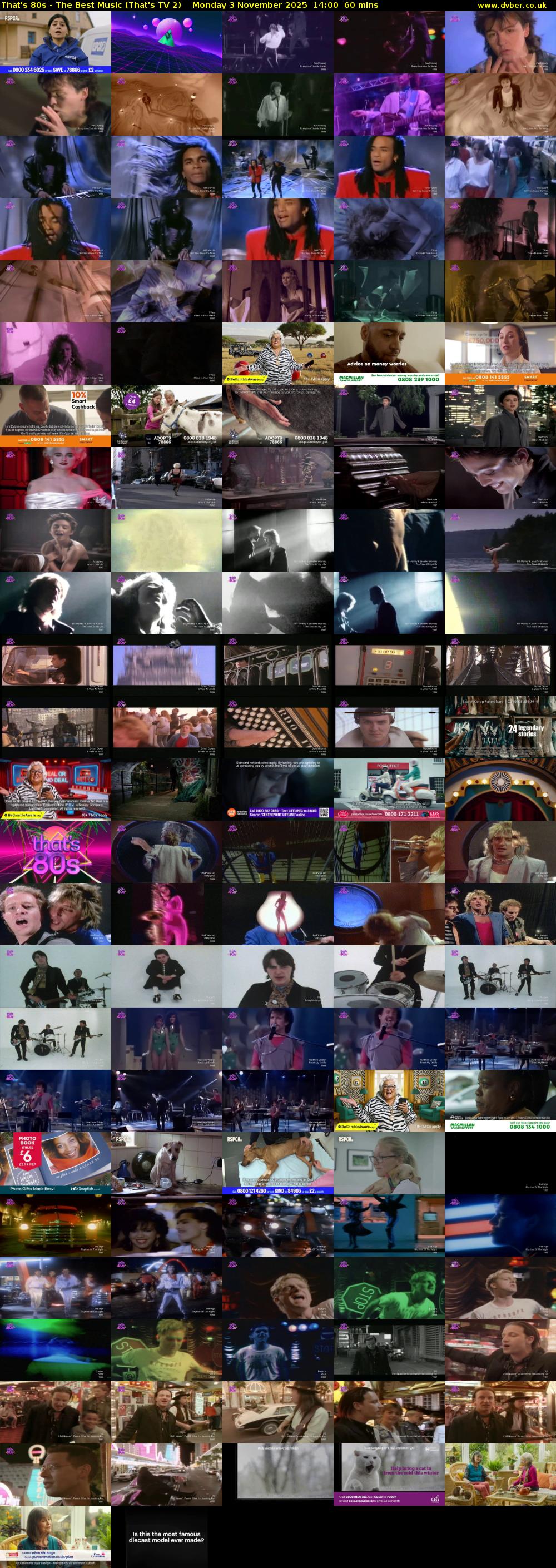 That's 80s - The Best Music (That's TV 2) Monday 3 November 2025 14:00 - 15:00