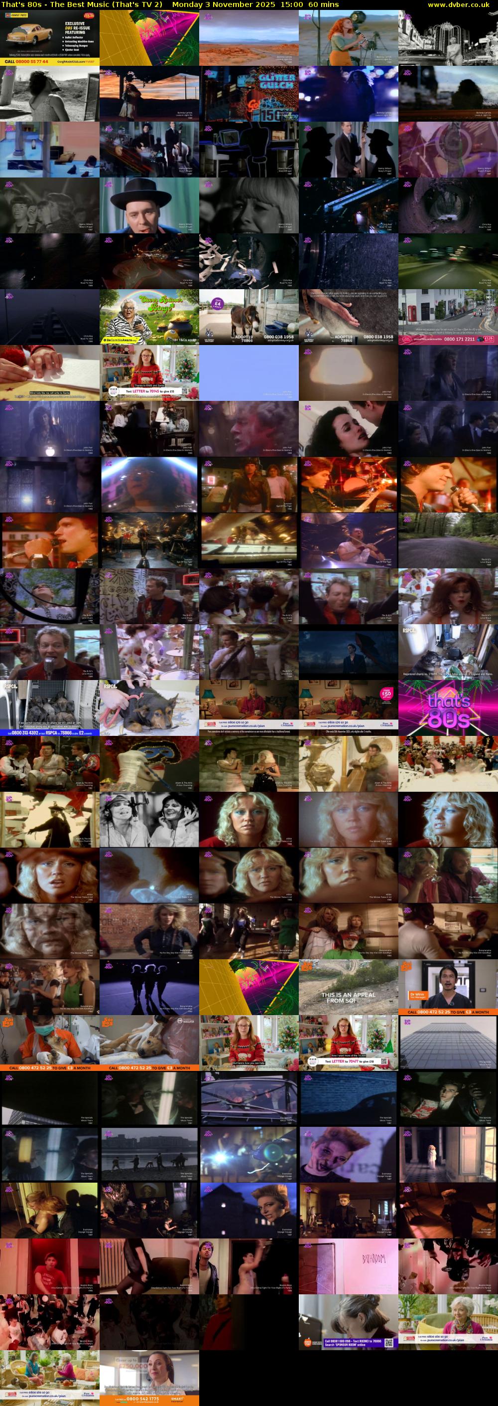 That's 80s - The Best Music (That's TV 2) Monday 3 November 2025 15:00 - 16:00