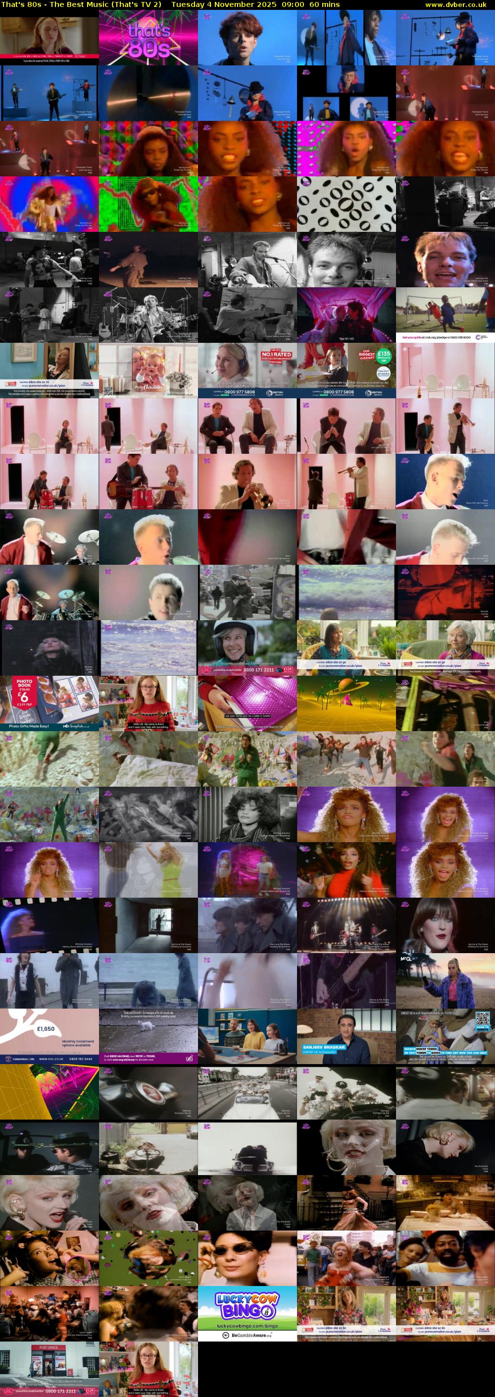 That's 80s - The Best Music (That's TV 2) Tuesday 4 November 2025 09:00 - 10:00