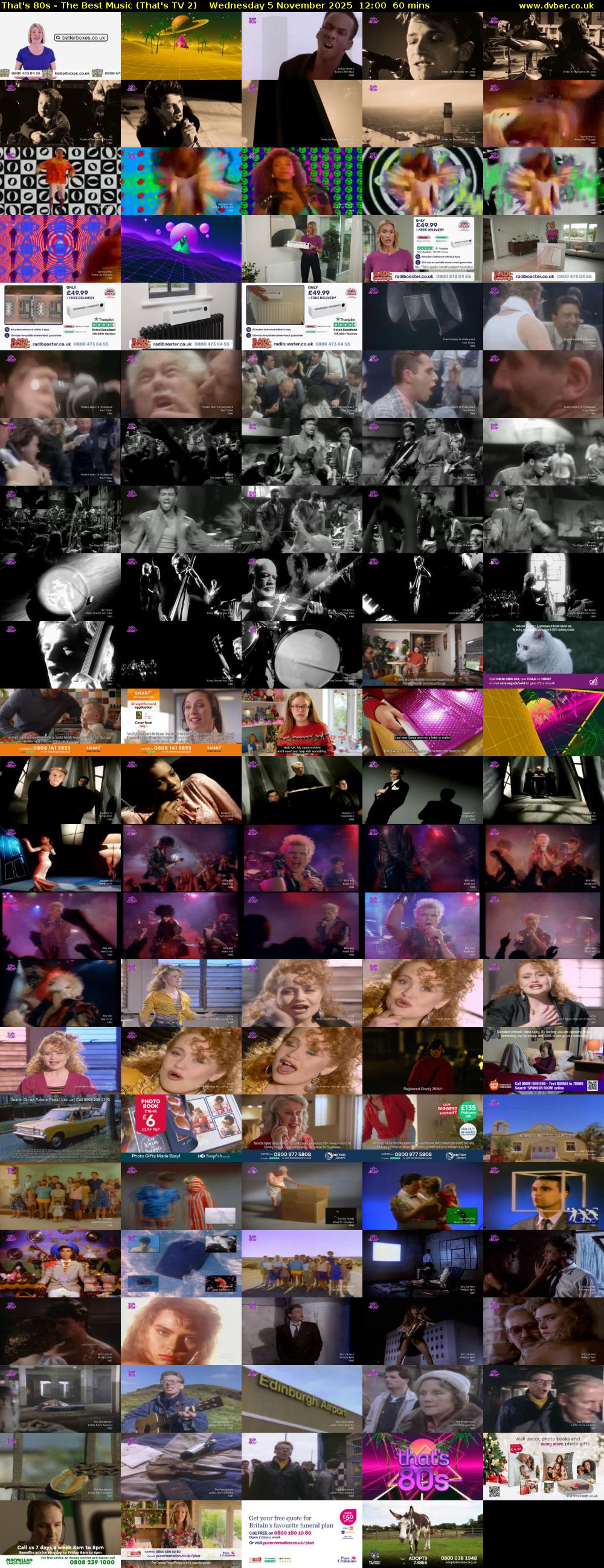 That's 80s - The Best Music (That's TV 2) Wednesday 5 November 2025 12:00 - 13:00