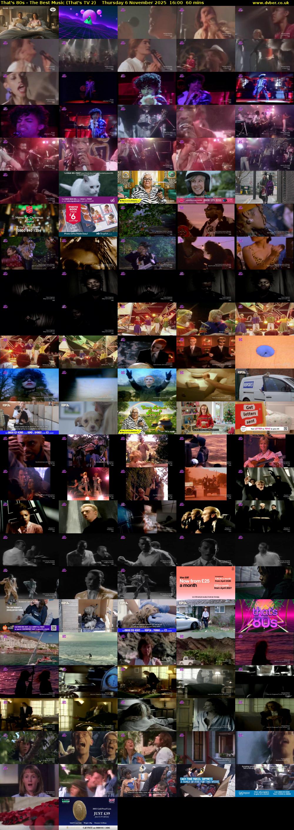 That's 80s - The Best Music (That's TV 2) Thursday 6 November 2025 16:00 - 17:00