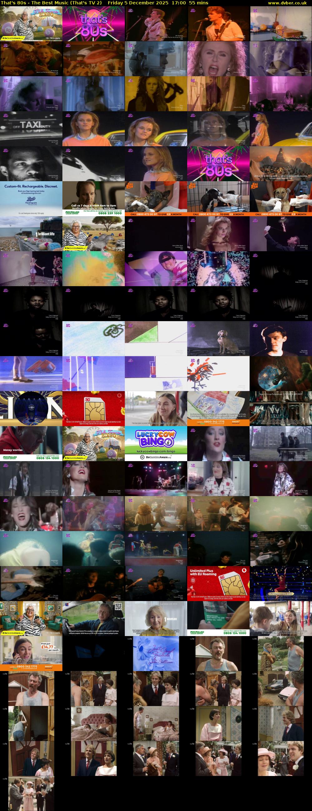 That's 80s - The Best Music (That's TV 2) Friday 5 December 2025 17:00 - 17:55