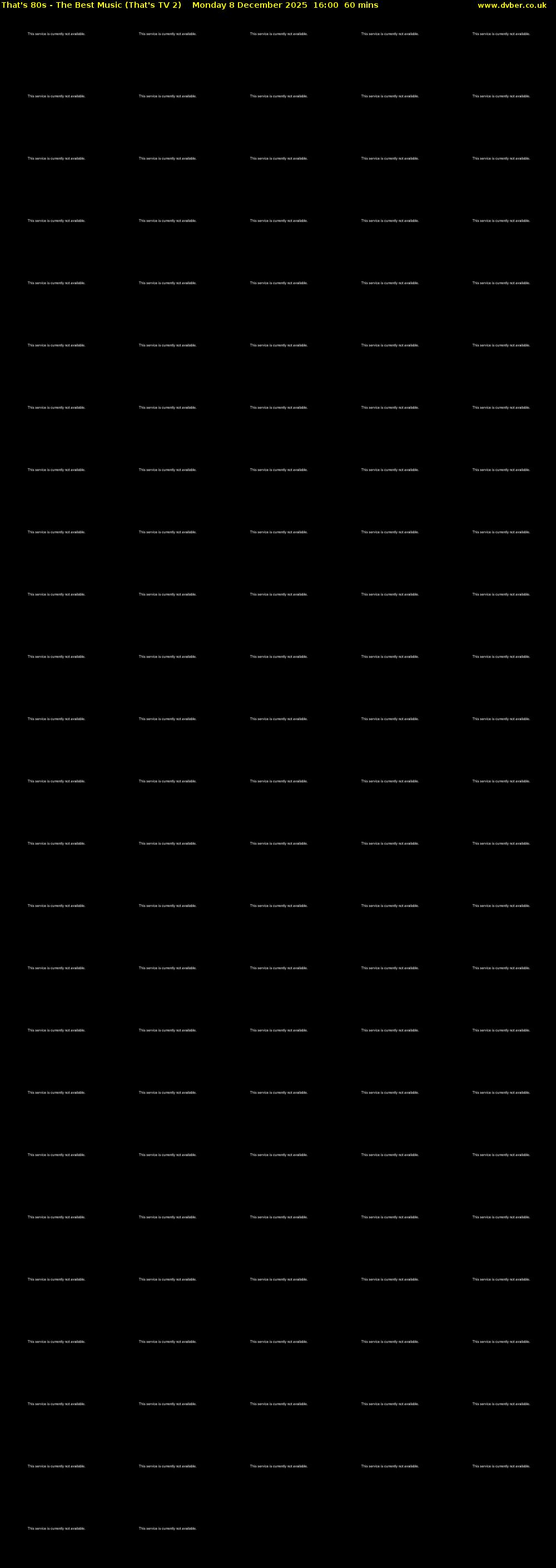 That's 80s - The Best Music (That's TV 2) Monday 8 December 2025 16:00 - 17:00