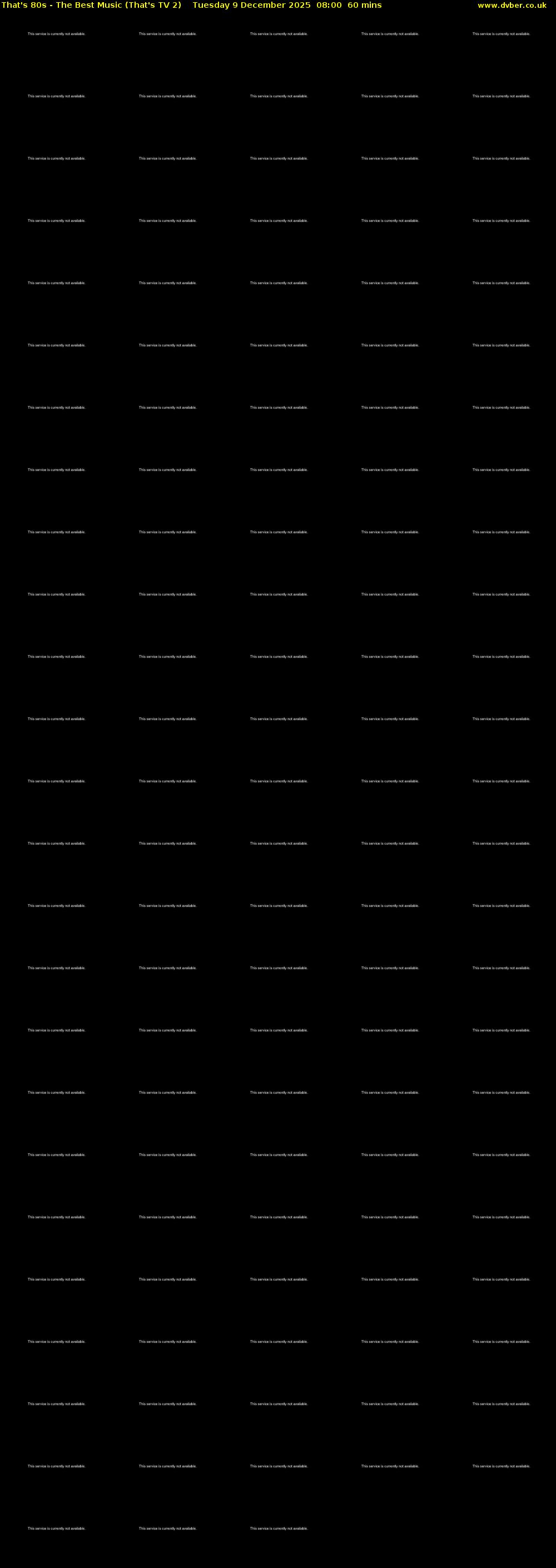 That's 80s - The Best Music (That's TV 2) Tuesday 9 December 2025 08:00 - 09:00