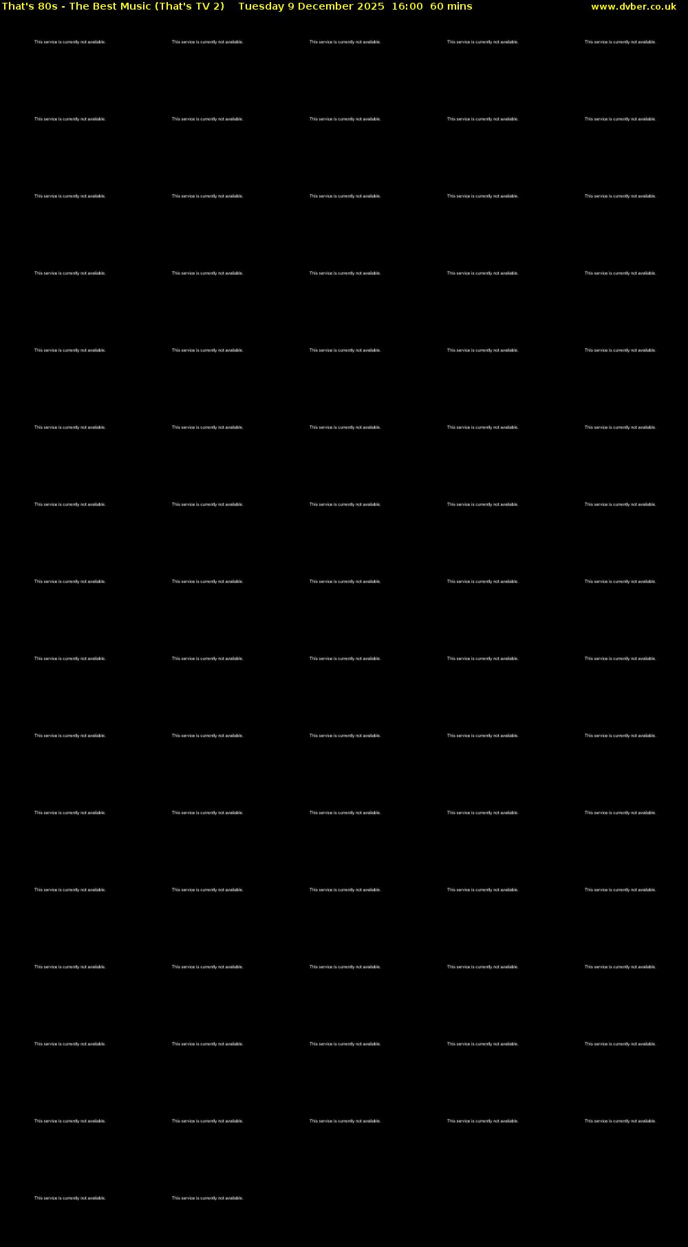 That's 80s - The Best Music (That's TV 2) Tuesday 9 December 2025 16:00 - 17:00