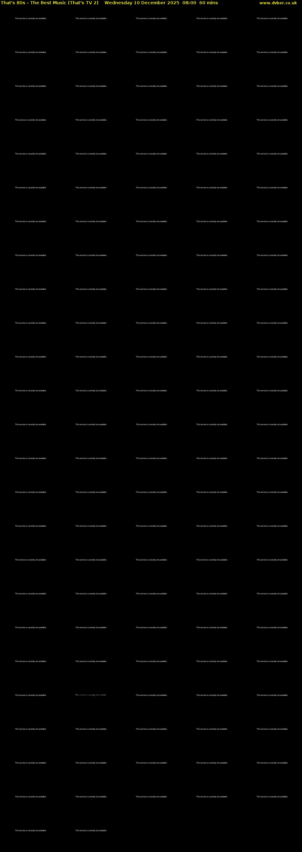 That's 80s - The Best Music (That's TV 2) Wednesday 10 December 2025 08:00 - 09:00