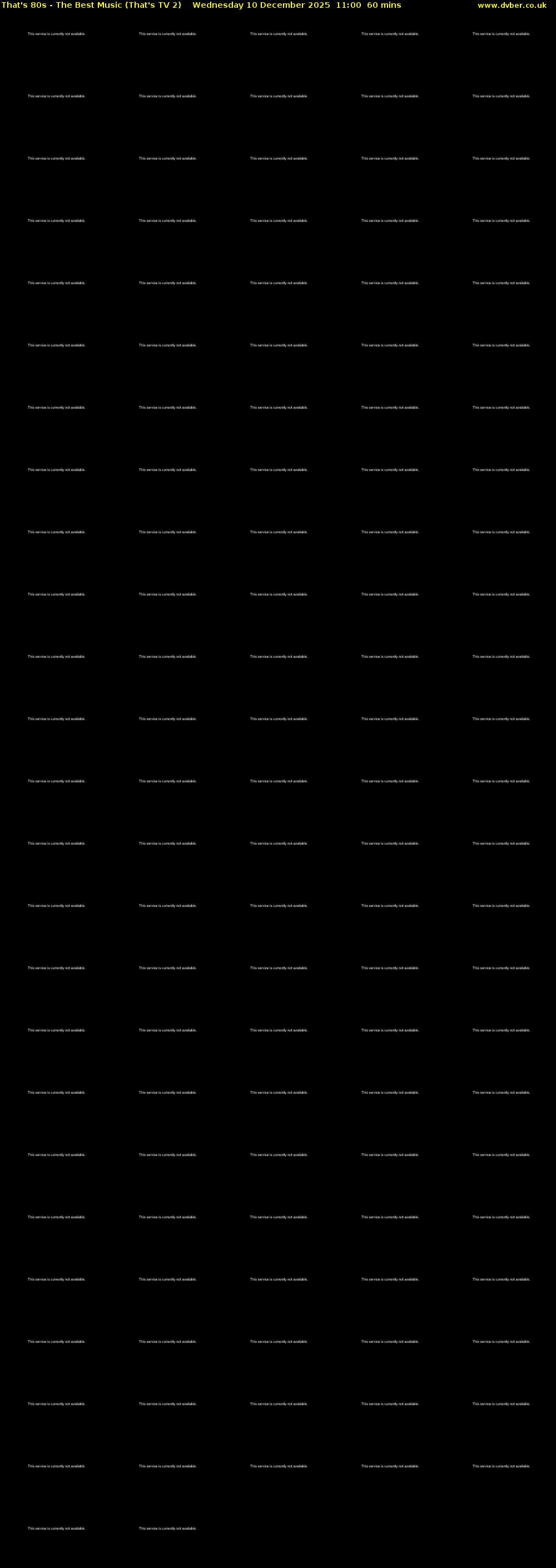 That's 80s - The Best Music (That's TV 2) Wednesday 10 December 2025 11:00 - 12:00