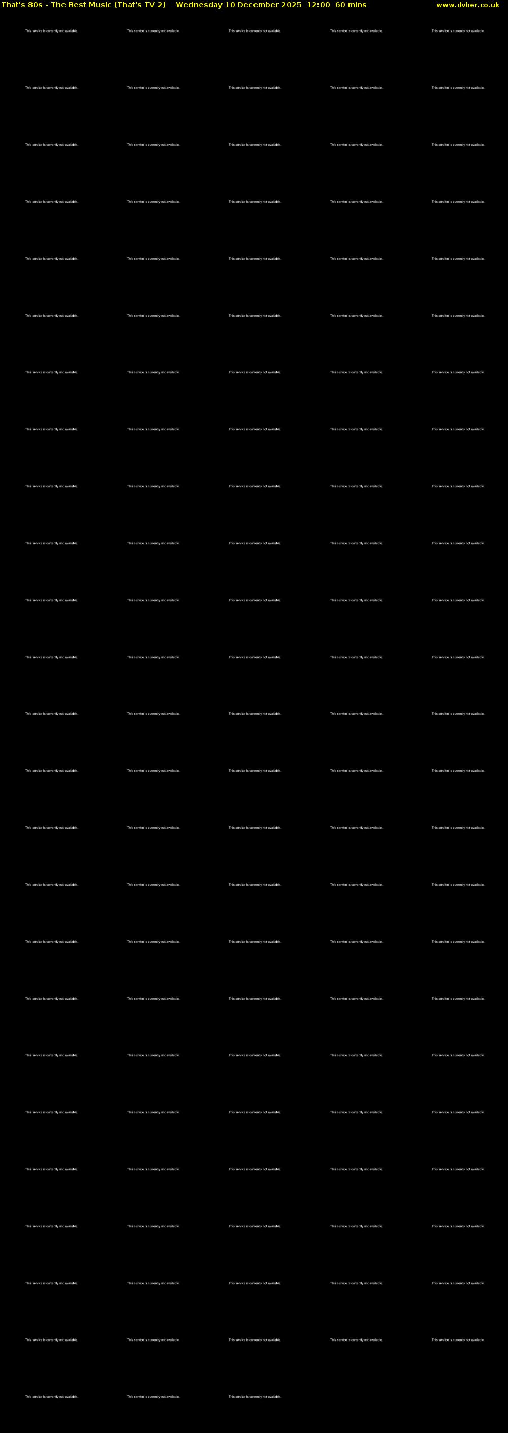 That's 80s - The Best Music (That's TV 2) Wednesday 10 December 2025 12:00 - 13:00